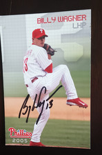 Billy Wagner Signed Phillies 2005 Card