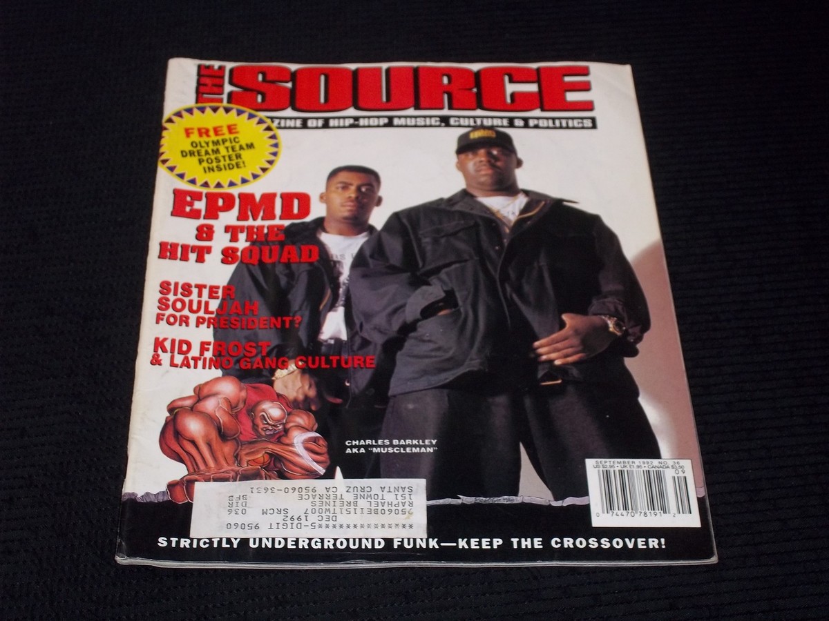 1992 SEPTEMBER THE SOURCE MAGAZINE - EPMD - SUPER RARE ISSUE - H