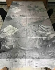 MAISON MARTIN MARGIELA x H&M Collaboration Grey Linen Tablecloth + 8 Napkins Set