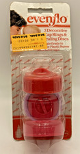 Evenflo 3 Cap Rings and Sealing Discs Pack baby infant bottle 1996 Vintage