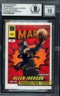 Allen Iverson Signed 2021-22 Panini Donrus Card #14 Philadelphia 76ers Auto 10