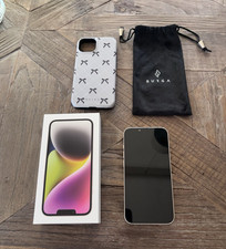 Apple iPhone 14 Weiß mit Originalverpackung und Zubehörpaket (Burga Hülle)