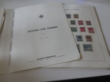 Sammlung  B&M B&ouml;hmen und M&auml;hren komplett mit Dienst im Leuchtturm SF **/*