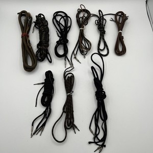 9 Pair Vintage Cloth Wire Ww1 1920 Era Tube Radio Speakers or Headphones Good