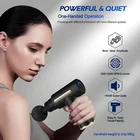 Portable Handheld Deep Tissue Massage Gun 4 Heads Electric Percussion Muscle