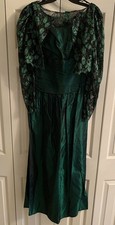 Strapless Gown With Matching Lace Shrug Handmade
