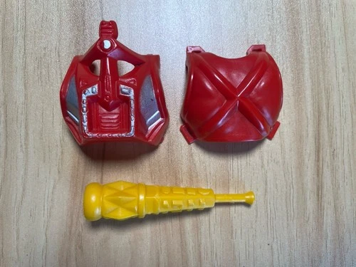 Masters of the universe Vintage 1983 MEKANECK complete weapons club armor He-man