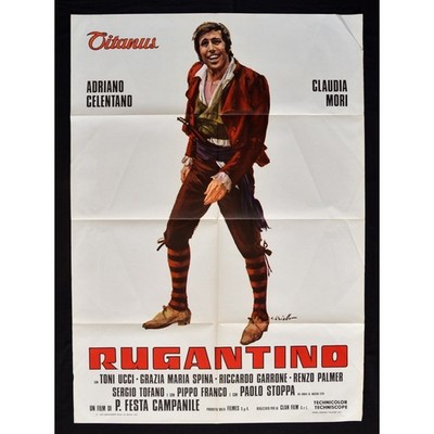 manifesto RUGANTINO adriano celentano claudia mori ucci spina palmer tofano A121