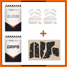FeetGlide PTFE Mouse Skates  Grip Tape Bundle for Logitech G502 Proteus / Hero