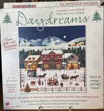 DIMENSIONS DAYDREAMS Counted Cross Stitch 72863 Charles Wysocki VTG Christmas