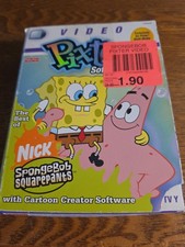 Fisher Price System Pixter Video Software Cartridge Spongebob Squarepants Game