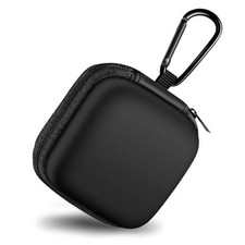 Square Earbud Case Portable EVA Storage Bag Cell Phone B1-Square Black