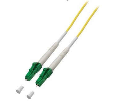 helos LWL Patchkabel LC-APC/LC-APC Simplex G652D, 9/125µm OS2 gelb 12,0m