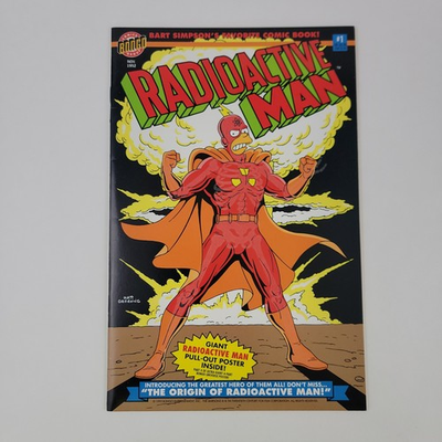 #ad Radioactive Man 1 Bongo Comics The Simpsons Matt Groening Glow In Dark 1993 $23.95