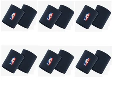 $90 Lot of 6 Packs Nike NBA Elite Basketball Wristbands Dri-Fit 2pc/Pack, NAVY