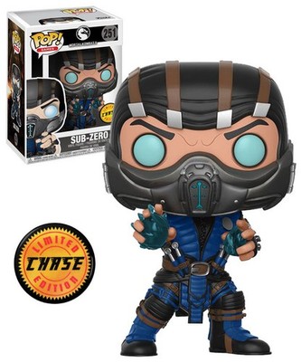 Funko Pop Games 251 Mortal Kombat X 21686 Sub-Zero Chase