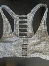 PINK Victoria's Secret Gray Ultimate Unlined Sports Bra Size Medium