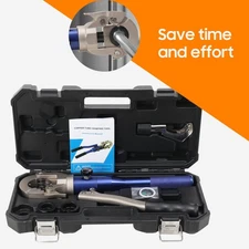 Hydraulic Copper Pipe Crimping Tool 1/2" 3/4" 1" Copper Tube & Fittings Crimper