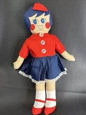 HTF UTZ potato Chips Girl Plush 19” Rag Doll 1988 Pennsylvania Brand