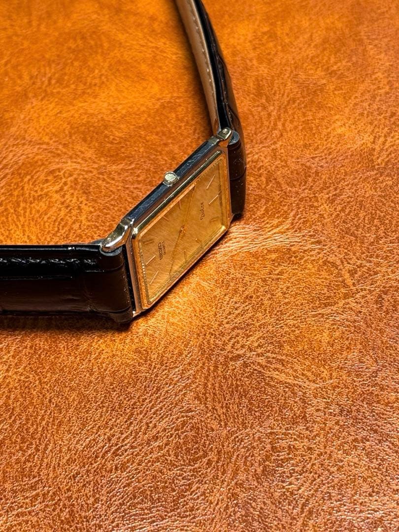 Seiko Dolce 80's Rectangular Watch Working Rare S… - image 9