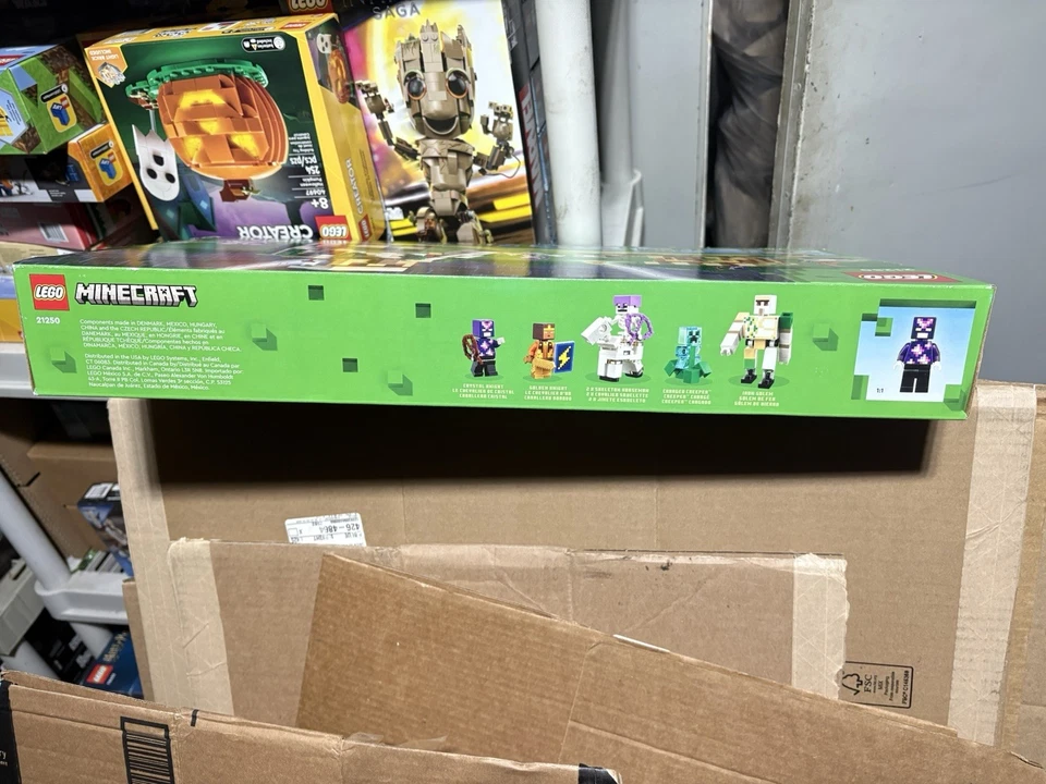 *RETIRED*LEGO 21250 Minecraft: The Iron Golem Fortress BRAND NEW FACTORY SEALED - Image 3 of 4