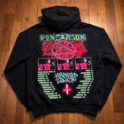 Ken Carson A Great Chaos Tour AGC Merch OFFICIAL Zip Up 100