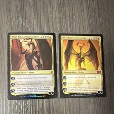 Magic: The Gathering M19 Planeswalker Card Lot - Nicol Bolas x2 (Blue/Black/Red)