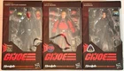 GI JOE HASLAB CLASSIFIED WILD WEASEL & BARONESS & GUNNER 3 FIGURE LOT RATTLER🐍