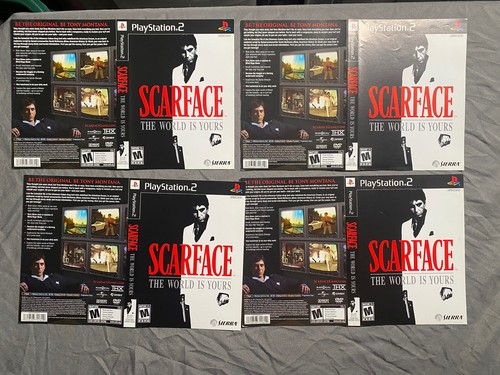 Scarface - The World is Yours (PlayStation 2) PS2 COVER ART ONLY 1 Cover