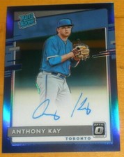 Anthony Kay RC 2020 Panini Optic O REFRACTOR ROOKIE AUTO#26/75!Blue Jays P RC
