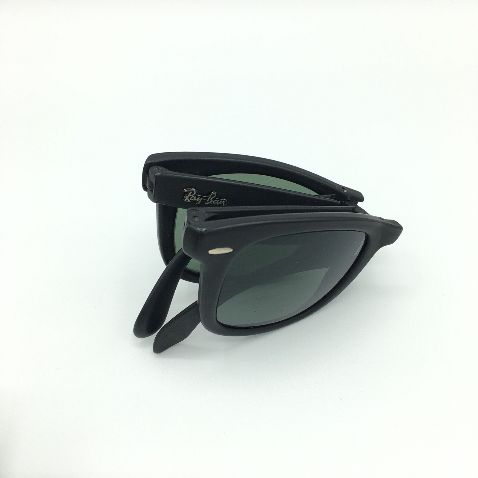 希少！vintage B&L Ray-Ban FOLDLNG WAYFARER Ray Ban B&L Wayfarer Vintage Sunglasses Made in USA 90's