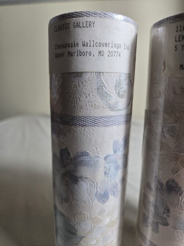 Chesapeake Wall Coverings Vintage Wallpaper, Floral, 4 Pack, Made In Italy - Picture 3 of 5