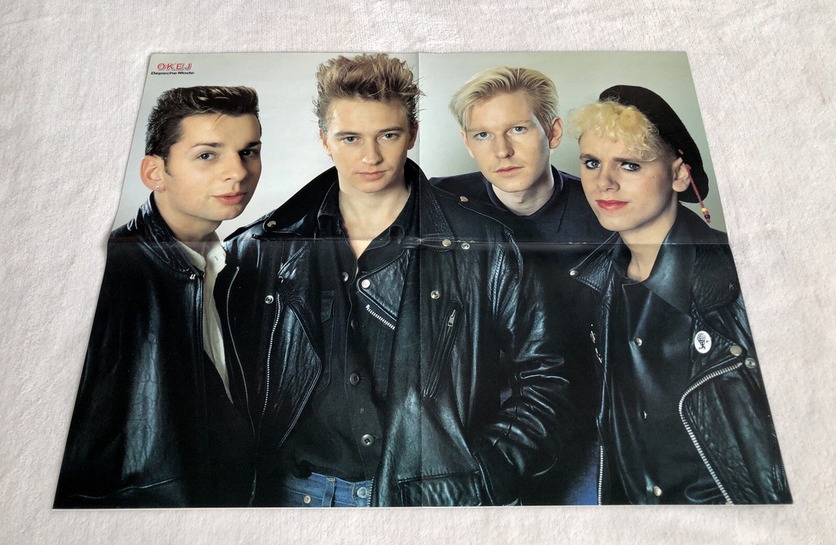 DEPECHE MODE 1986 EUROPE Poster Swedish Music magazine Okej