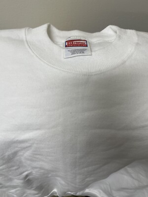 white Hans sweatshirt
