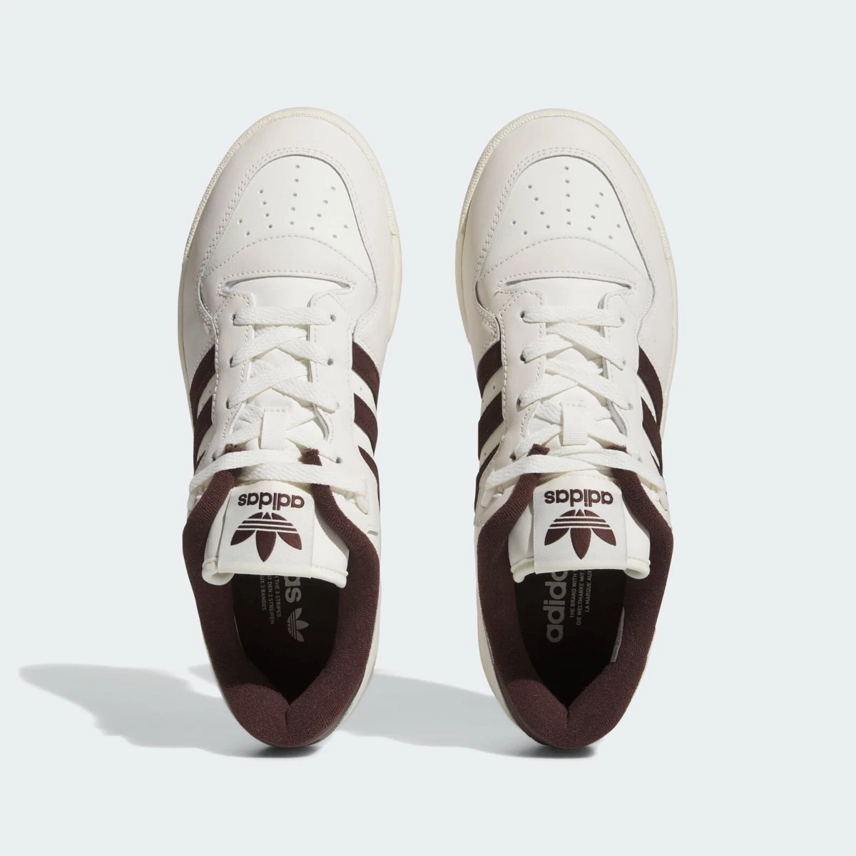 Adidas Rivalry Low Shoes Originals Sneakers Cloud White Brown IE2214 US 7 11