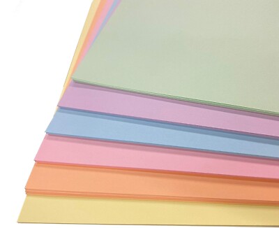 Ostern Pastell Kartenpaket A4 160 g/m² gemischt Pastellkarte 60 Blatt 6 Farbtöne Basteln