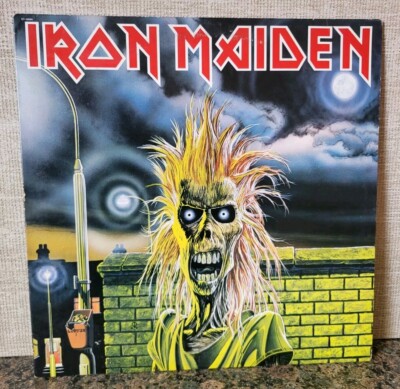 【激レア】1980.US盤　IRON MAIDEN レコード Iron Maiden: Iron Maiden Vintage Vinyl LP Record 1980 Harvest Good