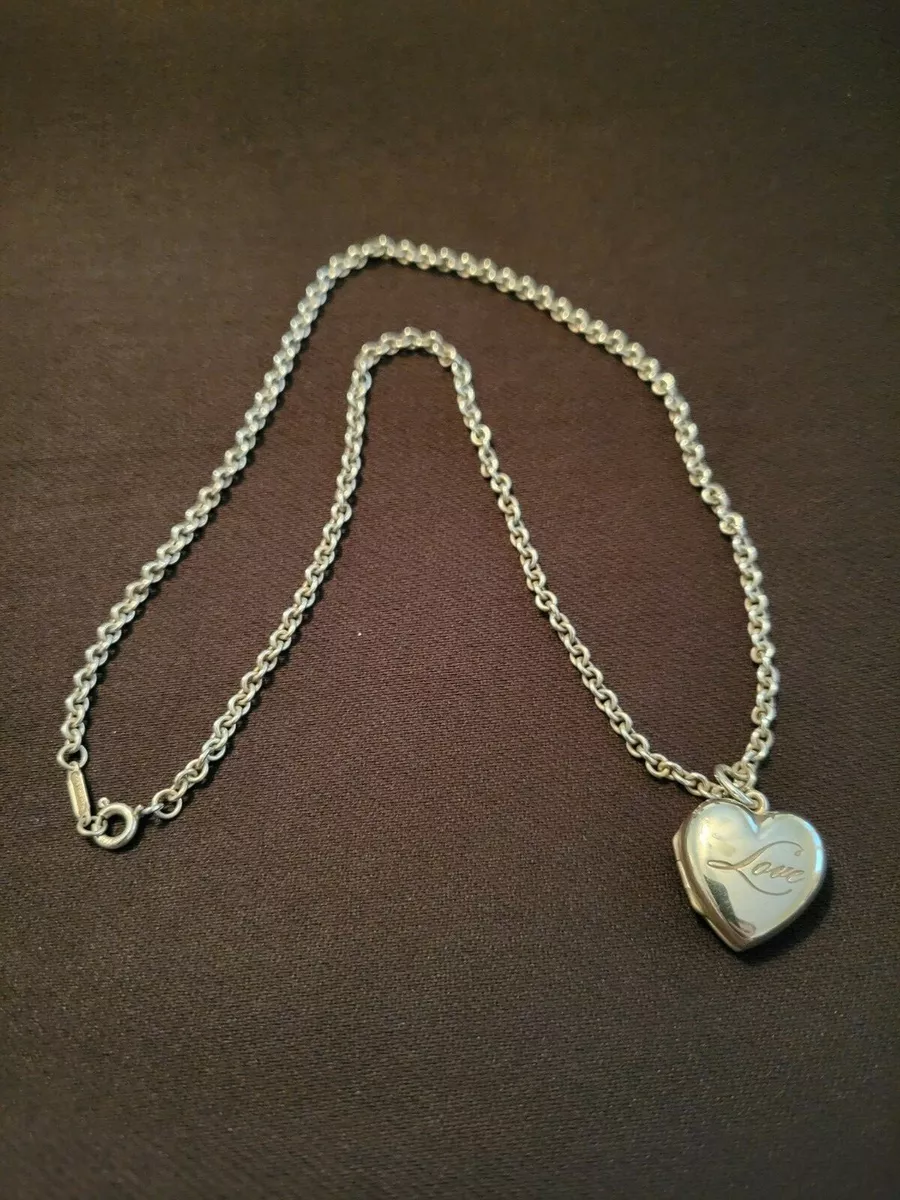 Love Heart Locket Necklace Charm