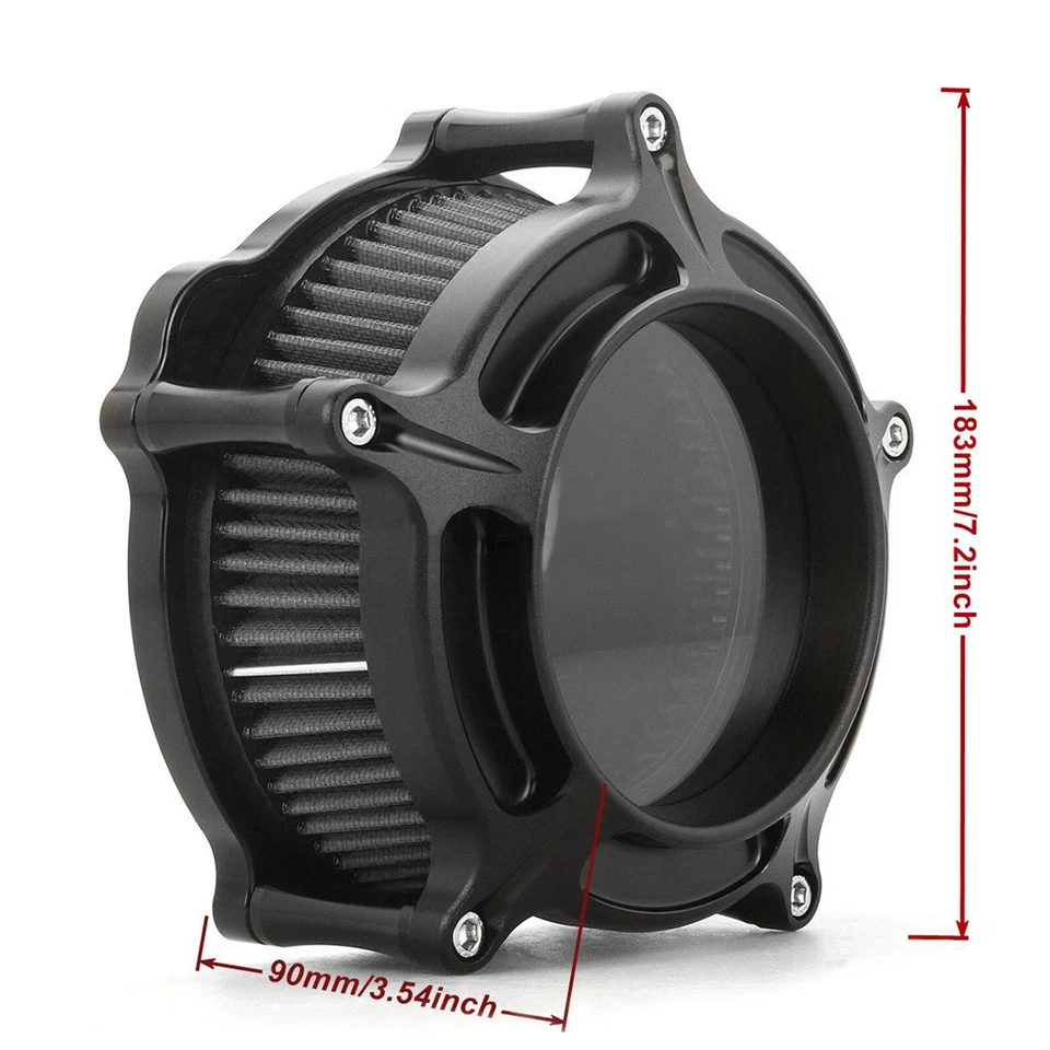 Filtro de admisión de filtro de aire CNC para Harley Sportster XR1200X XL1200L 883 1991-up Foto 4 de 4