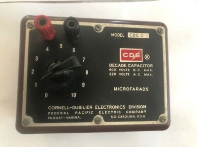 CDE Decade Capacitor Model CDC 3