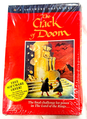 Crack Of Doom, The - Commodore 64/128 Game Floppy Disk NEW Sealed Box- READ