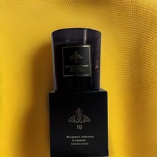 Bergamot, Tuberose Jasmine Soy Candle,45 hours burning time,220g-Free Shipping