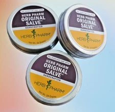 3 Pack, Original Salve Herb Pharm (24 grams EACH), 3 PACK