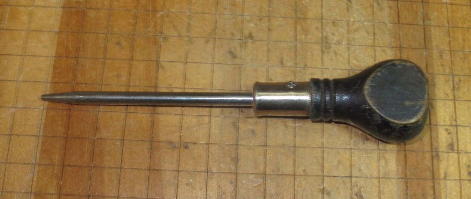 OLD Scratch Awl Scribe w/ Wood Handle 6.5” Long SIMILAR TO BUCK BROS