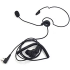 2 Pin Headset Headphone Earpiece Finger PTT for Baofeng Kenwood PUXING TYT Radio
