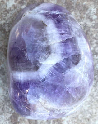 Banded Amethyst Palm Stone  Protection Intuition Balance 29883E