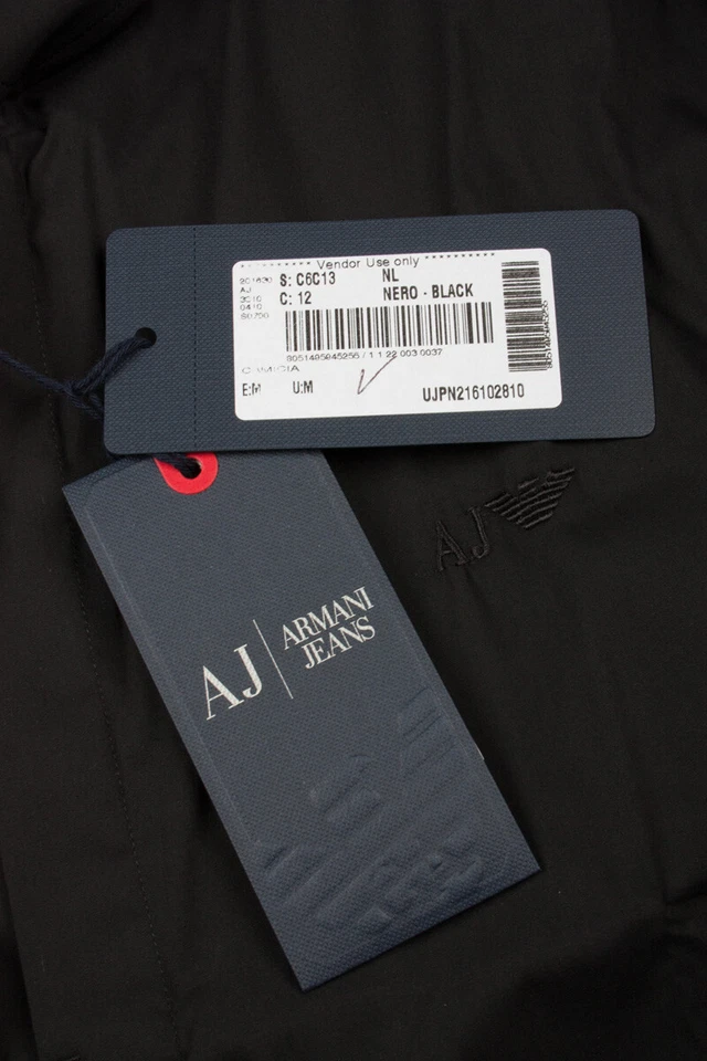 Camisa Armani Jeans Algodón Hombre Negra C6C13NL 12 Talla L HACER OFERTA Foto 4 de 4