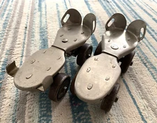 Vintage Rollfast HOPALONG CASSIDY Junior Roller Rolling Skates Adjustable