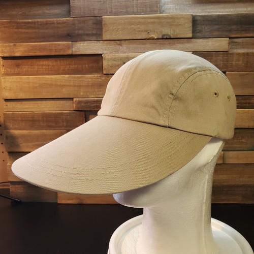 Long Bill Hat Tan Vintage Dorfman 