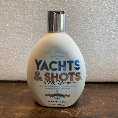 Tan Asz U Yachts & Shots 400X Bronzer Super Dark Tanning Lotion